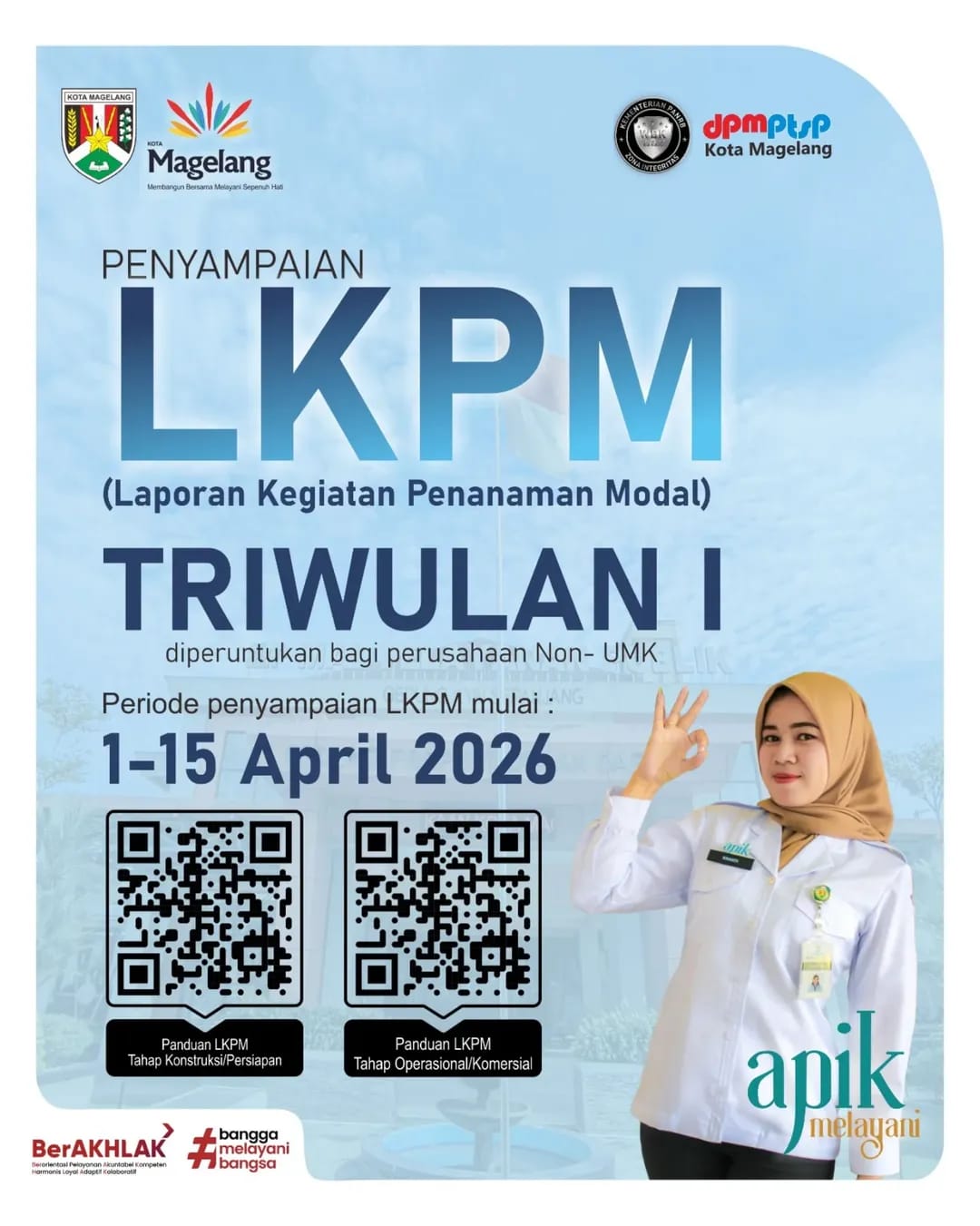 Segera Sampaikan LKPM (Laporan Kegiatan Penanaman Modal) Triwulan I Tahun 2026