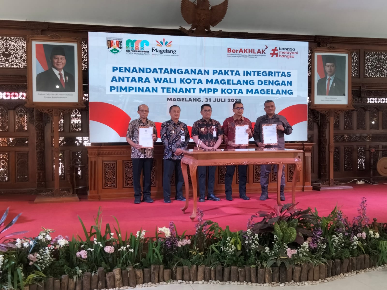Pemkot Magelang Teken Pakta Integritas, Komitmen Tingkatkan Pelayanan Publik di MPP