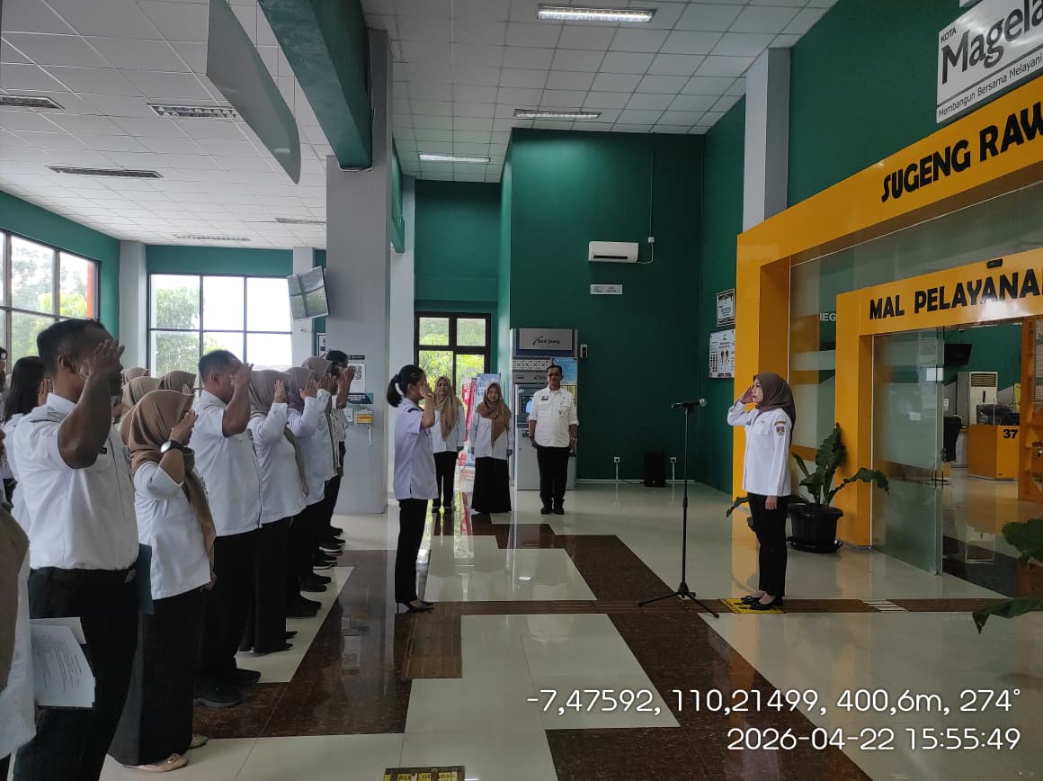 Apel Sore DPMPTSP Kota Magelang: Perkuat Disiplin dan Sinergi Pelayanan Publik
